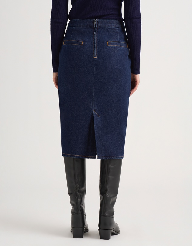 David Lawrence - Sue Denim Pencil Skirt