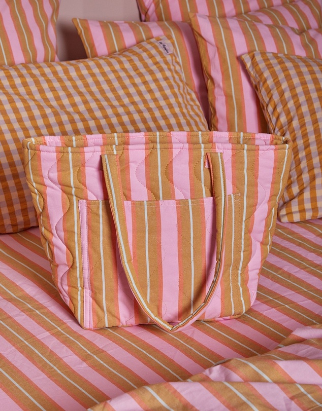 Mosey Me - Sunrise Stripe Quilted Bag