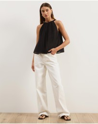 Atmos&Here - Paloma Voile Halter Neck Top