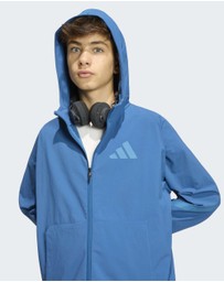 adidas Sportswear - Z.N.E. Woven Travel Cover Up Track Top Kids