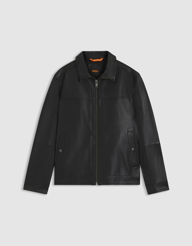 BOSS - Shirt-Style Jacket in Nappa Leather