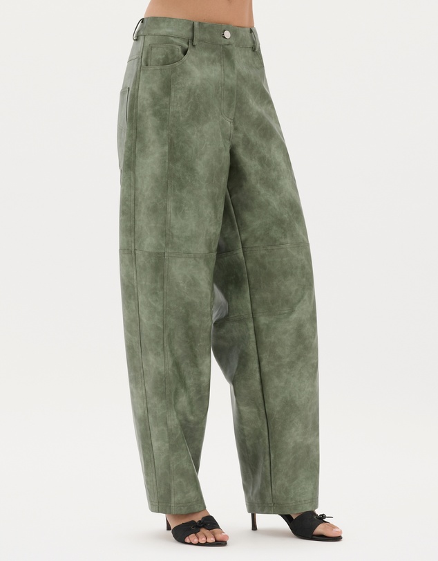 Muma World - Sage Leather Mars Pant