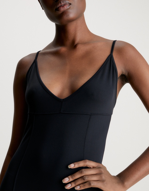 Calvin Klein - Stretch Jersey Maxi Slip Dress
