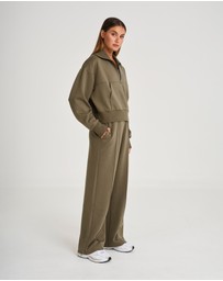 All Fenix - Soft Luxury Wide Leg Track Pant