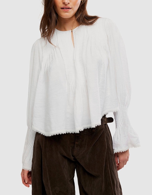 Free People - Thousand Pintucks Blouse