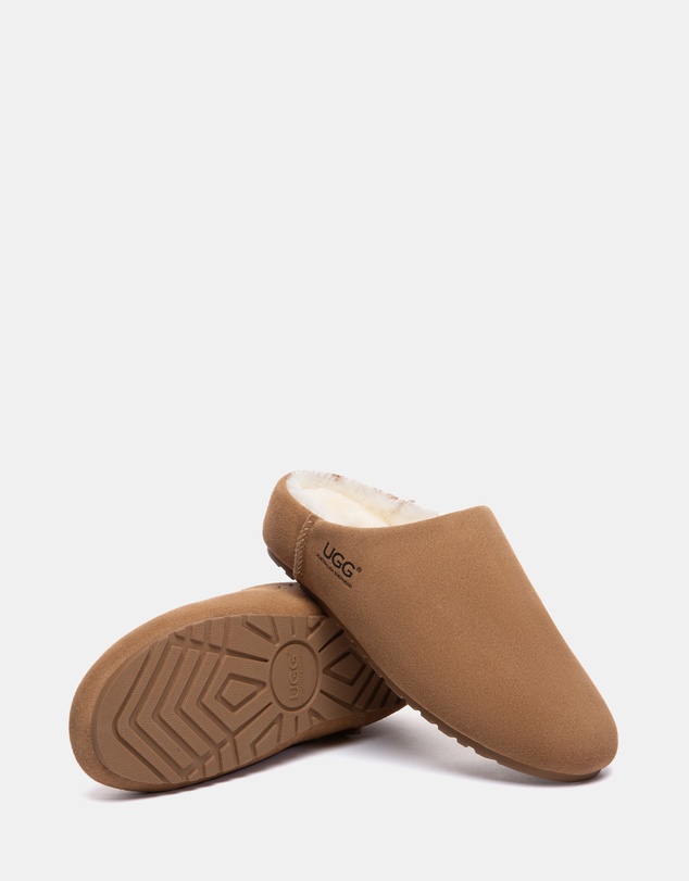 EVERAU - Australian Shepherd Ugg Somni Cow Suede Upper Loafer Oxfords Flats