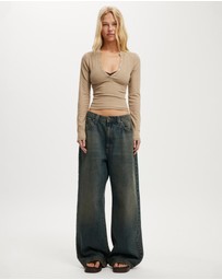 Cotton On - Ryan Henley Long Sleeve Top