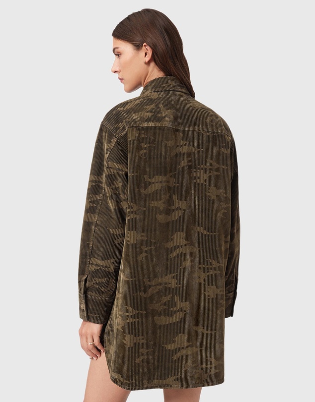 AllSaints - Faye Flocked Dress