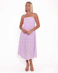 Petal & Pup - Narcissa Strapless Maxi Dress - Lilac