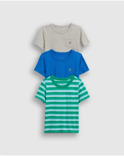 GAP - 3-Pack BF SS Pocket Tee - Babies-Kids