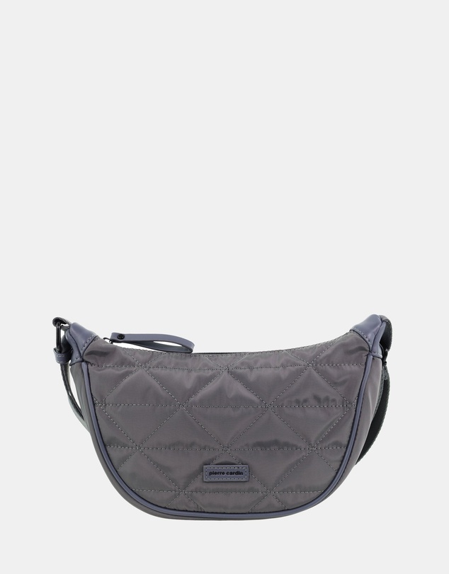 Pierre Cardin - Pierre Cardin Ladies Nylon Crescent Cross-Body Bag