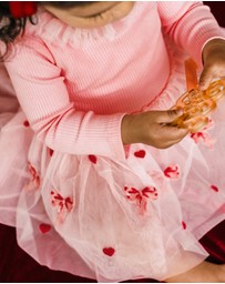 Fleur Harris - Flourish Tutu Bodysuit Dress in Pink