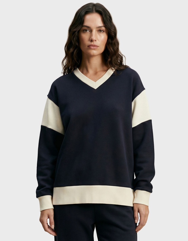 Academy Brand - Maggie Contrast V Sweat