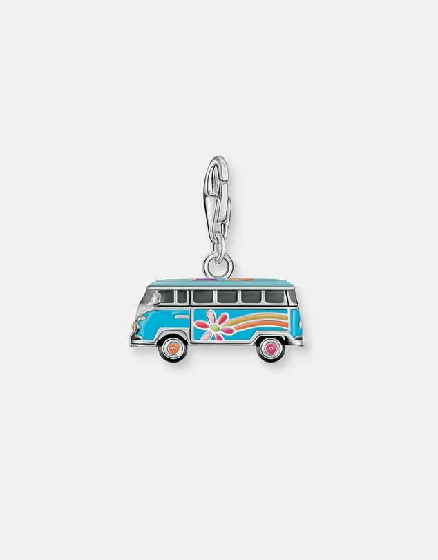 THOMAS SABO - THOMAS SABO Blue Hippie Bus Charm Pendant