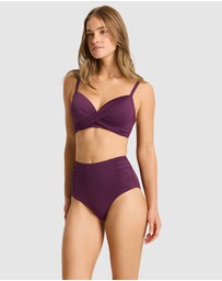 Sea Level Australia - Essentials Edit High Waist Gathered Side Pant