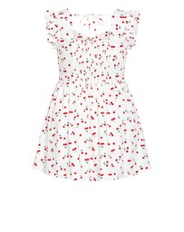 City Chic - Cherry Print Ruffle Mini Dress