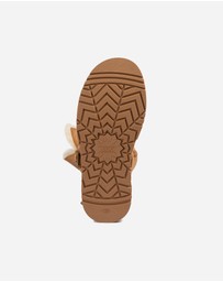 Ozwear Connection Uggs - Ugg Classic Platform Buckle Long Boots (4.5cm) (Water Resistant)