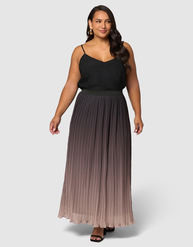 Pink Dusk by Curve Project - Heartthrob Maxi Skirt