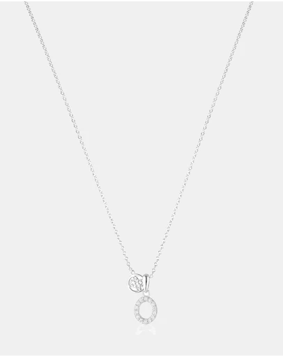 Georgini - Georgini Luxury Letters O Initial Pendant Silver