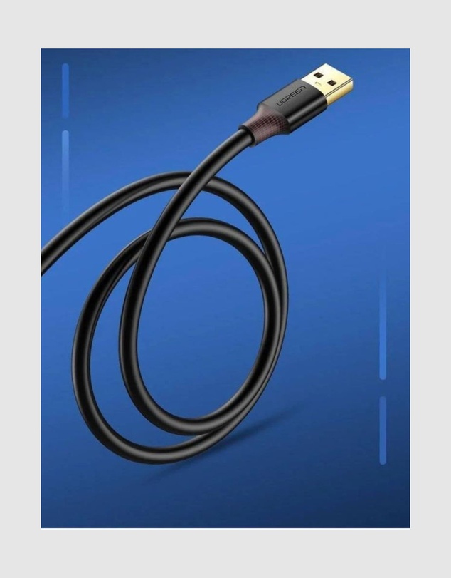 Ugreen - UGreen USB 3.0 A Male to Female Extension Cable 1.5m Black