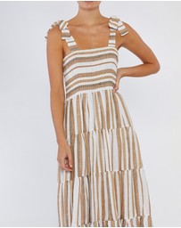Amelius - Zanci Stripe Linen Dress