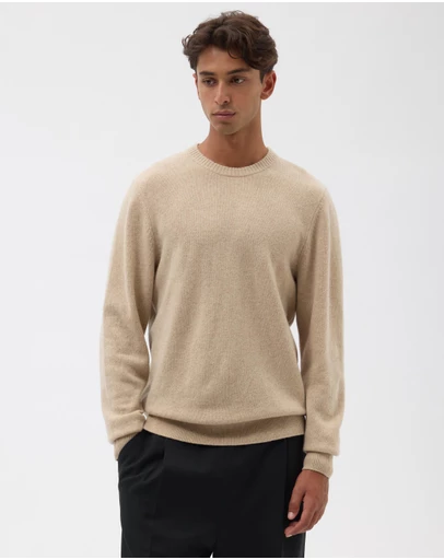 AERE - Premium Wool Crew Neck Knit Jumper