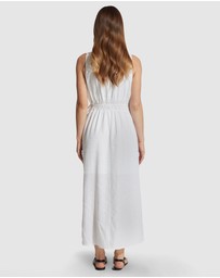 Decjuba - Cali Shirred Waist Midi Dress