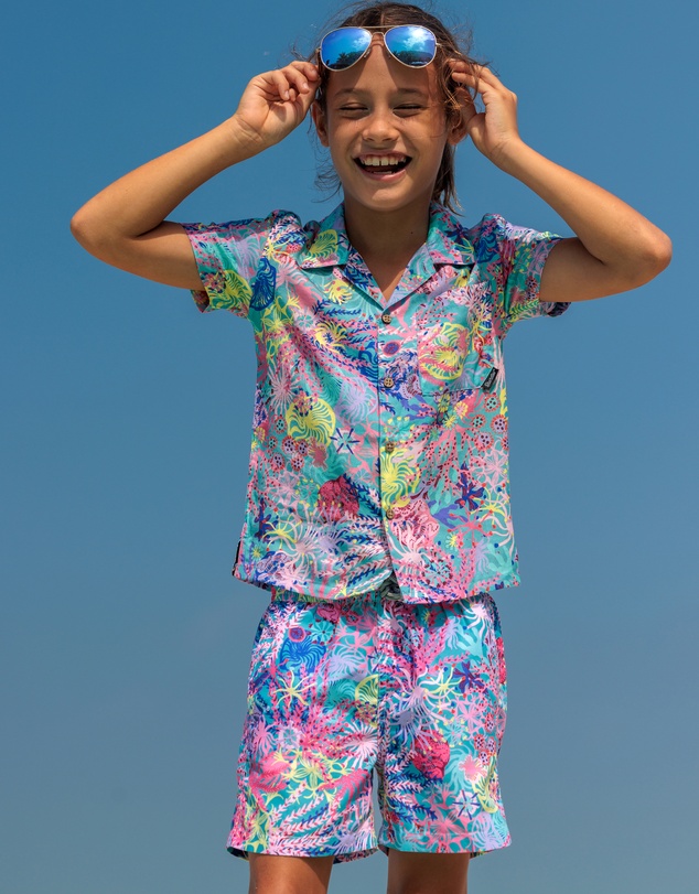 Boardies - Boardies Coral Kids Swim Shorts