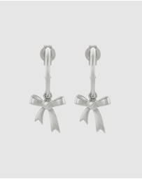 Karen Walker - Bow Hoop Earrings