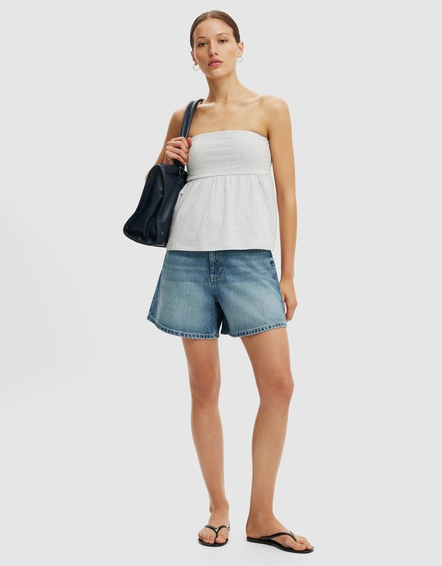 Cotton On - High 90s Denim Shorts
