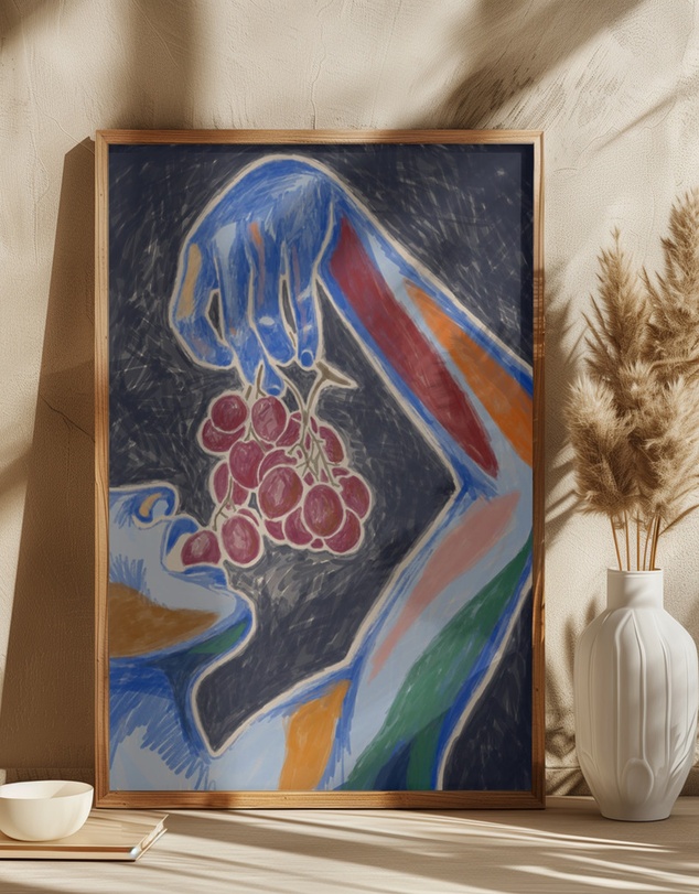 Olive et Oriel - KH Studio - Stretch It Over Me by Karla Hyman Art Print