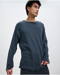 Surrounded By Ghosts - The Anatase Rib Knit Raglan Long Sleeve T-Shirt
