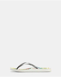 Vionic - Noosa Print Toe Post Sandal - Light Blue Floral