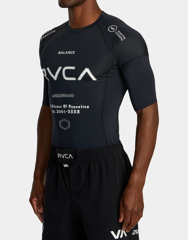 RVCA - Mens Sport Short Sleeve Rash Vest
