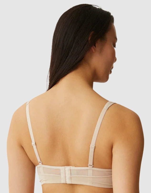 Naturana - Seamless Wirefree Bra With Mesh