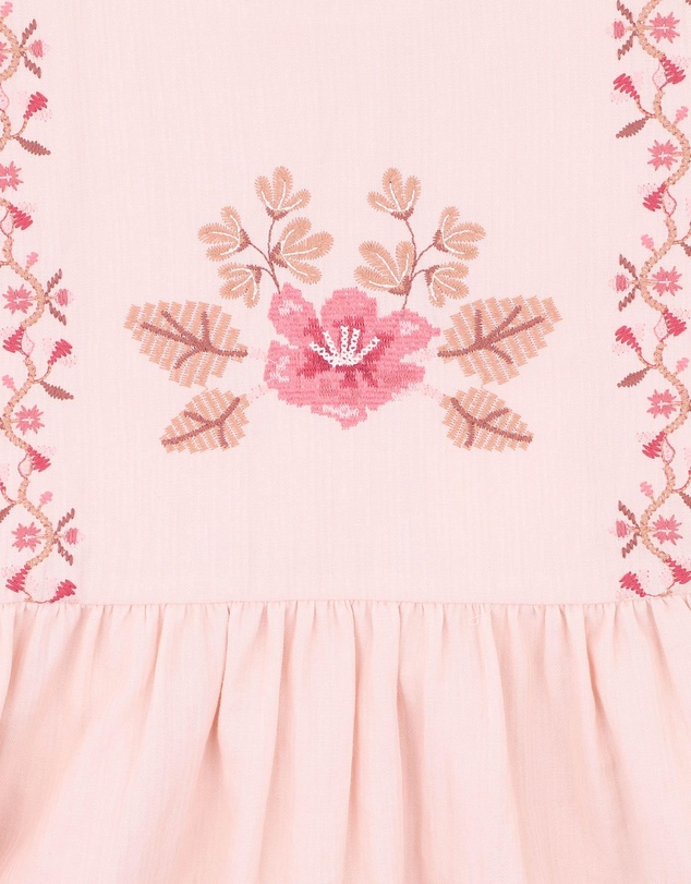 Fox & Finch - Wild Garden Embroidered Dress - Kids