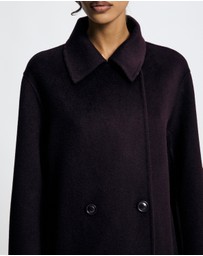 Lover - Gilda Wool Funnel Neck Car Coat