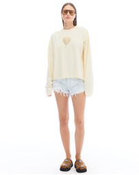 THE TALES - We Love Velvet Heart Long Sleeve Tee