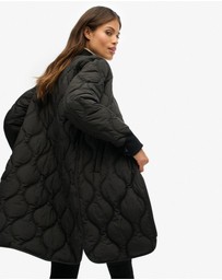 Superdry - Long Quilted Liner Jacket