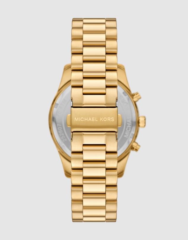 Michael Kors - Lexington Gold Tone Chronograph Watch