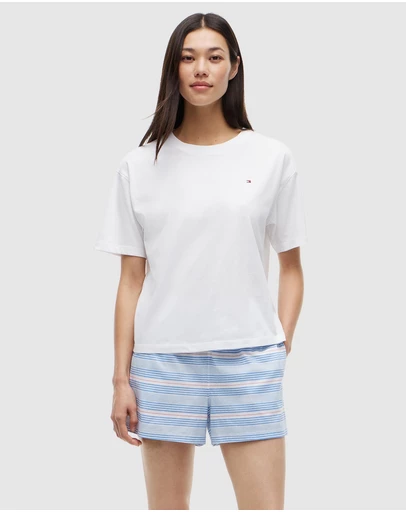 Tommy Hilfiger - Essential T Shirt And Shorts Pyjama Set