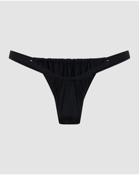 Vacay Swimwear - Rhodes Bottom Black