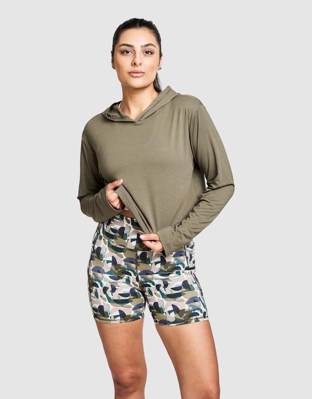 BAHE - Zephyr Short Boxy Hooded Tee