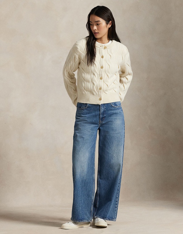 Polo Ralph Lauren - Cable-Knit Wool-Cashmere Cardigan - ICONIC EXCLUSIVE