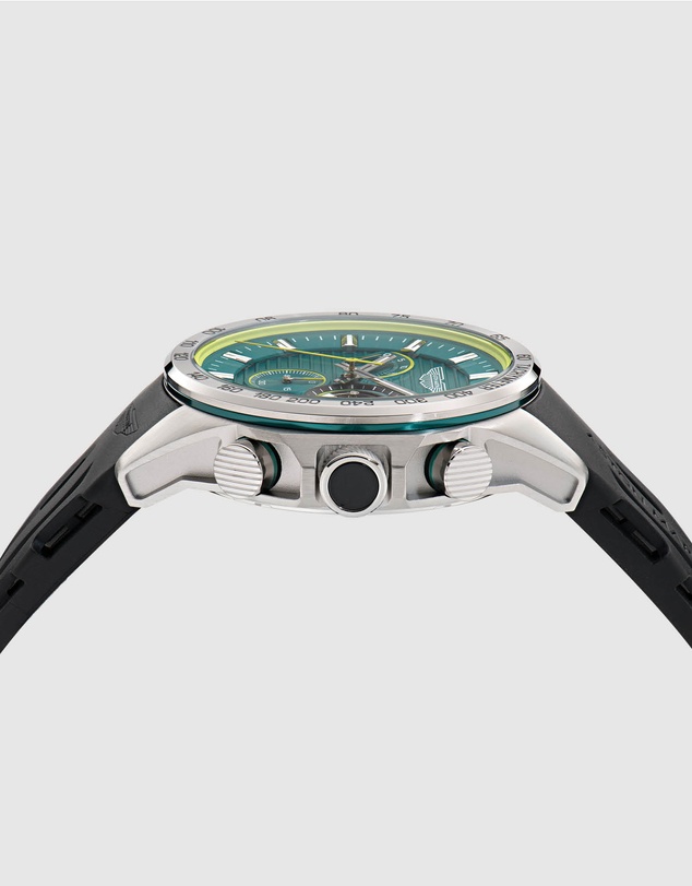 Aston Martin - HDL Podium Green Black Silicone Strap Watch
