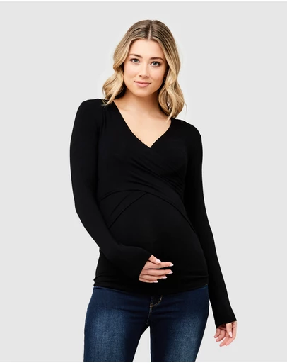 Ripe Maternity - Embrace Long Sleeve Nursing Top