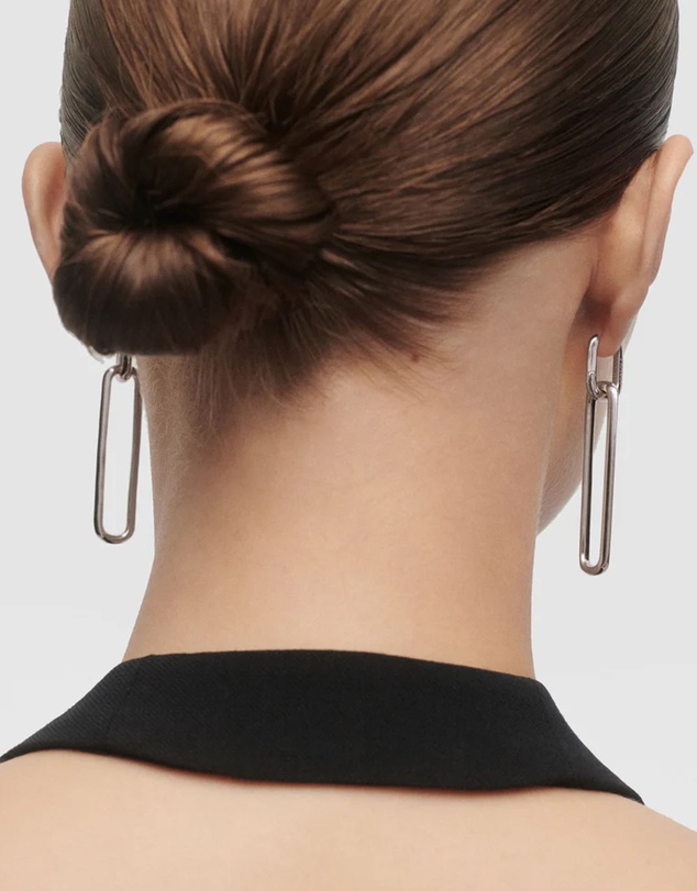 PDPAOLA - Rodeo Drop Silver Earrings