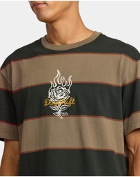 RVCA - Mens KSL Stripe T-Shirt
