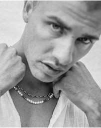 Haze & Glory - ICONIC EXCLUSIVE - Necklace Men Crazy Pearl 925 Sterling Silver