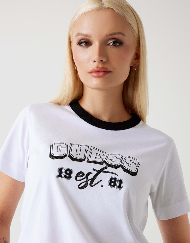 GUESS - SS CN College Guess Tee